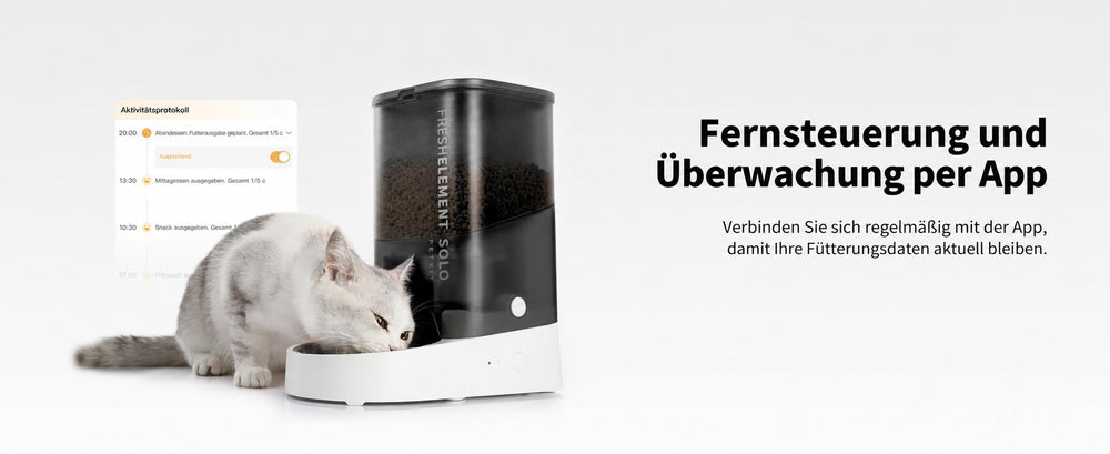 PETKIT Fresh Element Solo Futterautomat 3 L mit App-Steuerung für Katzen, Grau - petkit-6973293802276-05.jpg