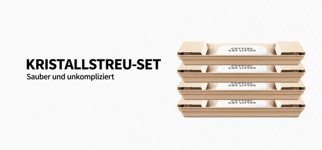 PETKIT Crystal Litter Set C01 Kristallstreu für Purobot Crystal Duo, 4 Einweg-Schalen à 2,04 kg Streu - petkit-6975069306551-04.webp
