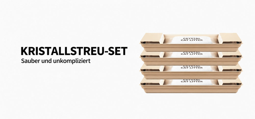 PETKIT Crystal Litter Set C01 Kristallstreu für Purobot Crystal Duo, 4 Einweg-Schalen à 2,04 kg Streu - petkit-6975069306551-04.webp