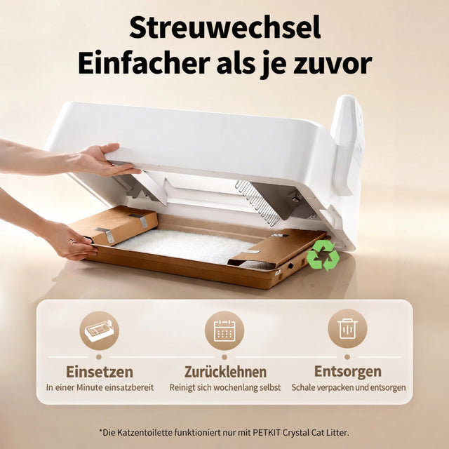 PETKIT Purobot Crystal Duo offene selbstreinigende Katzentoilette P9905 mit KI-Kamera, Weiß - petkit-6975069307244-09.jpg