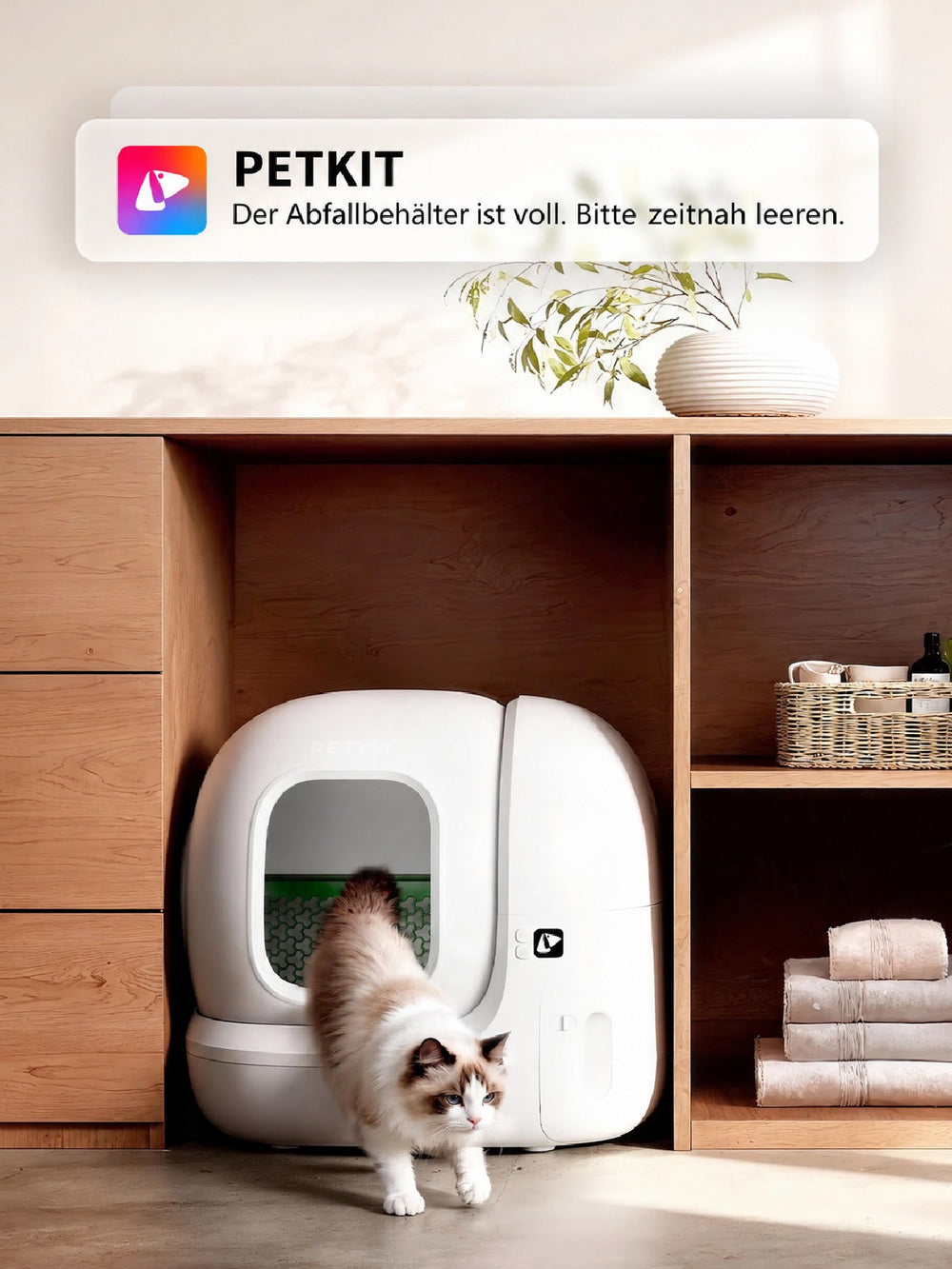 PETKIT Pura Max 2 Premium selbstreinigende Katzentoilette P9902 mit Smart Spray, App-Steuerung, Weiß - petkit-6975069305028-10.jpg