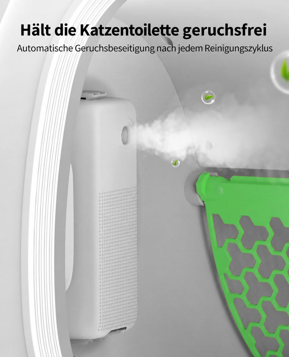 PETKIT Pura Air Smart Spray P9202 automatischer Geruchsneutralisierer für Katzentoiletten mit App und LED-Licht, Weiß - petkit-6973293806052-10.webp
