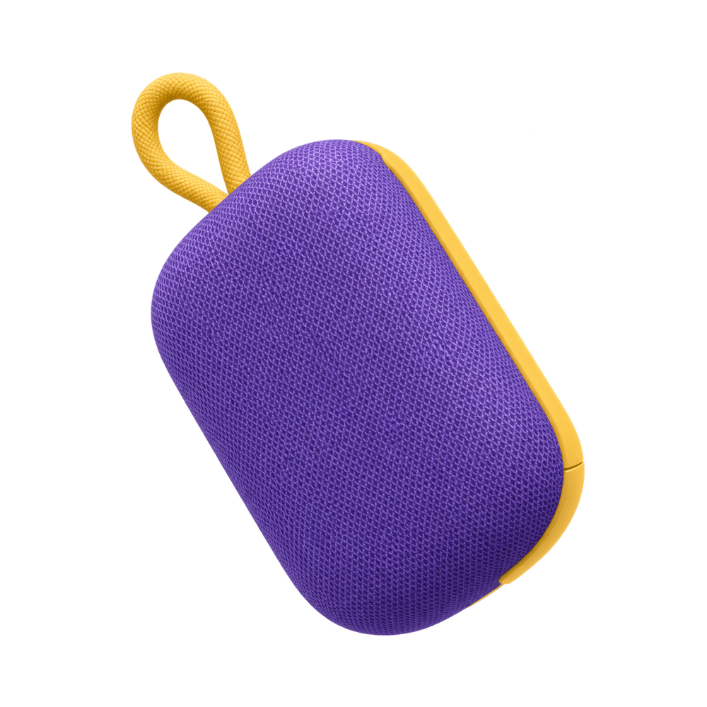 soundcore Select 4 Go Tragbarer Bluetooth-Lautsprecher – Violett-Gelb, Rückseite